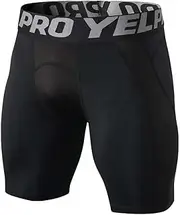 ZEYUAN Men Quick Dry Shorts Running Leggings Running Tights Gym Training Fitness Sport Shorts Leggings Male Underwear