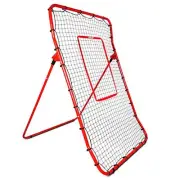 Pitch Back Baseball/Softball Rebounder, 6x4Ft Baseball Rebounder Net with
