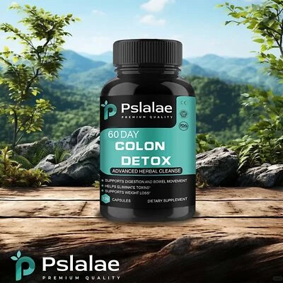 60 Day Colon Detox - Senna - Gut Support, Cleansing, Non-GMO, Digestive Support