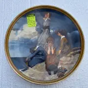 Norman Rockwell Waiting On The Shore Collector Plate Bradford Exchange Knowles