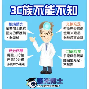 【藍光博士】42吋 50吋 55吋 65吋 頂級抗藍光液晶螢幕護目鏡 電視螢幕護目 (橘色款)眼科教授推薦 台灣製造