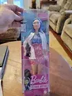 Barbie Scientist Doll Blue Hair Color Block Dress Lab Coat *NEW*