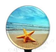 Beach Retractable Badge Reel, Beach Retractable Badge Holder, Starfish GG4276