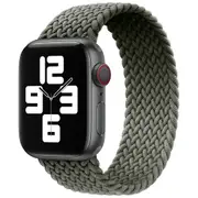 Nylon Elastic Band For Apple Watch 38/40/41mm Dark Oliver