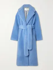 [A.L.C.] A.L.C. - Anderson Faux Fur Coat - Blue - small small Blue