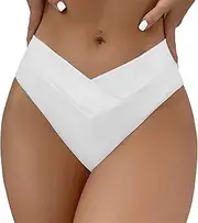 [Generic] Plus Size Women Swim Shorts Women's V Cut High Waisted Swim Bottom Hipster High Cut Bikini Swimsuit Bottom Girls Swim Shirts Short Sleeve Size