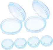 SOESFOUFU 6Pcs Portable Medicine Organizer Compact Pill Storage Box with Airtight Seal Travel Case for Daily Use Lightweight and Convenient for Travel