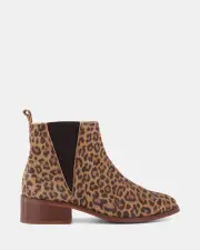 Shelly Shen Tice/Leopard Boots 10
