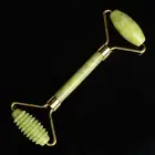 Face Body Massager Natural Gua Sha Jade Stone Roller Women Facial Massage T- F❤J