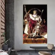 Diamond Painting Kits Ingres《Emperor Napoleon I On His Imperial Throne》 DIY 5D Full Drill Diamond Dots Paintings Picture Arts Home Wall Decor
