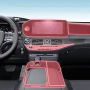 Car Interior Film Dashboard Piano Board Shift Center Console Anti-Scratch Transparent TPU Protection Film Accessories，for Lexus LS 500 2021-2024 (Style A for LHD)