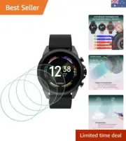 Screen Protector for Fossil Men's GEN 6 44mm/ Women's GEN 6 42mm[4 Pack] [NOT...
