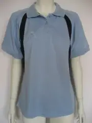 Bowlswear Ladies Light Blue Polo Top Shirt HALF PRICE Only $25