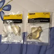 Stanley Hardware 57-1060 Bright Brass Window Security Sash Lock lot of 2