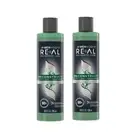 2 Pack Dove Men + Care Real Bio Mimetic RECONSTRUCT Shampoo Set Vegan Keratin