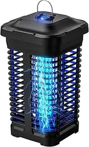 Bug Zapper Indoor Outdoor, 4300V 18W Electric Mosquito Killer, Mosquito Trap Fly Zapper Insect Killer with Light Sensor for Home, Garden, Backyard, Patio, Camping, 2300 Sq. Ft Coverage