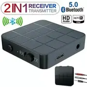 Portable 2-in-1 Bluetooth 5.0 Transmitter&Receiver Stereo Music Audio Adapter