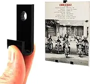 Vinyl Record Wall Mount, Vinyl Wall Mount 30 Pack, Black Acrylic Album Record Holder Display Rack, Art for the Records Collector