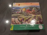 Thomas Kinkade Peaceful Valley Vineyard 1000 PC Puzzle Brand New Ceaco