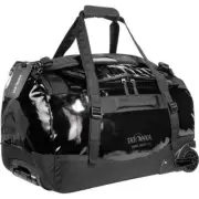 Tatonka Roller Barrel Medium 59cm Trolley Bag with Backpack Straps Black Gloss T