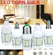 LED Corn Bulb E27 E14 7W 12W 5730SMD Globe Lamp Spot Light Globe Room Daylight