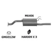 Redback Mufflers Bolt-On to suit Honda Civic EG Eh Ek Hatch RM - M6406