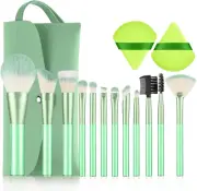 Mini Makeup Brush Set Professional Crystal Handle Foundation Highlighter Contour