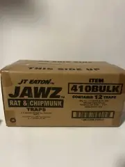 (Case of 12) JAWZ Rat Traps 410 Bulk JAWZ Easy Set Rat and Chipmunk Trap