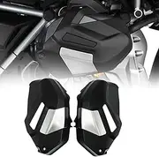 Accessories Motorcycle Engine Guard Cylinder Head Protector Cover for B&M&W R1250GS Adventure LC R 1250GS R 1250 RT R RS GSA R1250C 40th Years (Color : Silver)