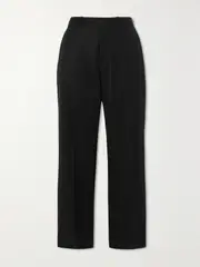 [Balenciaga] Balenciaga - Wool Straight-leg Pants - Black - M M Black