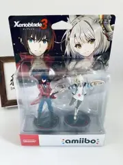 Noah & Mio W Set amiibo Xenoblade Nintendo Character Figure Japan New