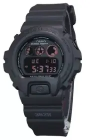 Casio G-SHOCK Digital Alarm Flash Alert Backlight DW-6900UMS-1 200M Mens Watch
