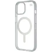 Speck Presidio Perfect-Clear Case for MagSafe for Apple iPhone 15/14/13 - Clear