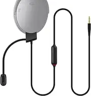 QC35 Microphone Compatible with Bose QC35 & QC35 II Headphones, Boom Gaming Microphone Cable with Mute Switch for PS4, PS5, PC, Laptop, Xbox One Controller