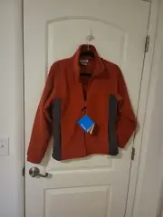 Youth Columbia Sportswear Fleece Jacket Size 14/16 Orange