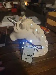 Ceramic Light Up Unicorn Lamp