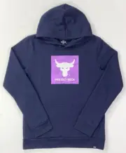 Under Armour UA Project Rock Dwayne Johnson Loose Fit Hoodie Youth Large A-139
