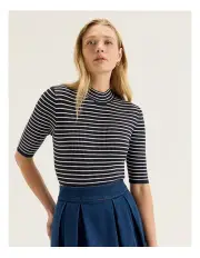 [REVIEW] Hamilton Stripe Jumper in Ink