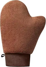 Self Tanning Glove with Thumb, Self Tanner Mitt Applicator, Soft Velvet Sunless Tan Mitt, Reusable Sunless Tanner Applicator Glove for Face and Body