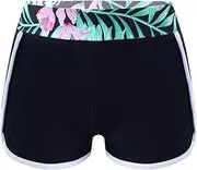 [RUNQHUI] Kids Girls Swim Board Shorts Quick Dry Beach Summer Swimwear Teens Swimming Shorts