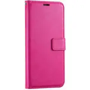 iPhone 15 Pro Max Flip Wallet Case - Pink 3 Card Slots - Cash Compartment - Magnetic Clip [MPPGEN0689]