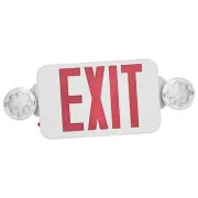 AC120/277V Red Exit Sign LEDs Combo with Two Head Backup S8C0