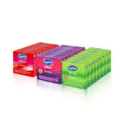 Top Feel Smooth / Ribbed / Dotted Latex Condoms (8 boxes each type)