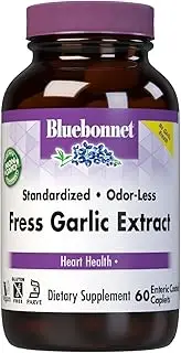 BlueBonnet Standardized Fresh Garlic Extract Enteric Coated Supplement, 60 Count