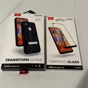 NEW Samsung Galaxy A11 ZIZO Transform Phone Cover Case Black Plus Tempered Glass