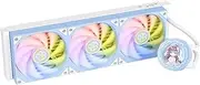 120mm AIO Liquid Cooler, ARGB Liquid CPU Cooler Low Noise 2000 PWM Temperature Control CPU Water Cooling Fan Liquid Cooler CPU Daisy Chain Ideal for Gaming, Overclocking
