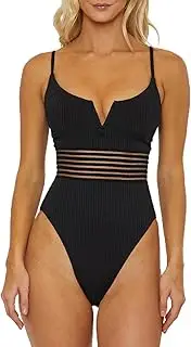 [ISABELLA ROSE] Women's Mallorca Maillot One Piece Swimsuit, Adjustable, Bathing Suits