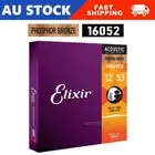 Acoustic Guitar Elixir Strings 6 Strings Phosphor Bronze NANOWEB Coating 12-53
