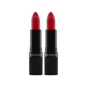 2 x Revlon Super Lustrous Lipstick The Luscious Mattes 4.2g - 008 Show Off