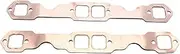 NZBZHHZGPL 2pcs SBC Oval Port Exhaust Gasket Seal Fit for Chevy 327305350383 Automotive Exhaust Gasket